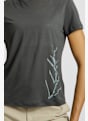 icebreaker Merino Blend 150 Core Panax Damen T-Shirt Grau 49889 4