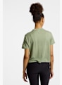 icebreaker Merino 150 Tech Lite Crop Seed Story t-shirt donna Verde 49919 2