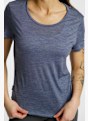 icebreaker Merino Blend 125 Cool-Lite™ Sphere Scoop Damen T-Shirt Blau 49925 4