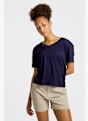 icebreaker Merino 150 Tech Lite Relaxed t-shirt femmes Bleu Foncé 49922 2