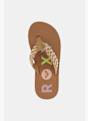 Roxy Rg Chika Hi tongs enfants Marron 49941 3