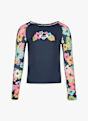 Roxy Morning Flower 50+ shirt en lycra + slip de bain jeune enfant Bleu 50225 3