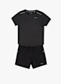 Nike Dri-FIT Miler t-shirt + short enfants Noir 50301 1