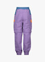 Trollkids Lillesand Zip-Off Kinder Wanderhose Lila 50410 2