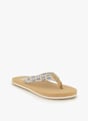 BEACH MOUNTAIN Braid tongs femmes Bleu 50468 2