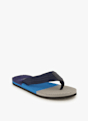 BEACH MOUNTAIN Ribbed tongs hommes Bleu 50490 2