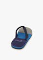 BEACH MOUNTAIN Ribbed tongs hommes Bleu 50490 4