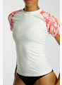 BEACH MOUNTAIN 50+ Damen Lycra Shirt Offwhite 50602 3