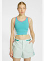 Kari Traa Linnea Sports Longline soutien-gorge de sport femmes Turquoise 50671 1