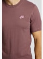 Nike Club t-shirt hommes Marron 50879 5