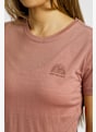 Ortovox 120 Cool Tec MTN Stripe t-shirt donna Pink 50914 4