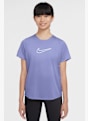 Nike One Fitted Dri-FIT t-shirt bambina Lilla 50976 1