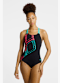 arena Graphic Swim Pro L costume da bagno donna Nero 51029 1