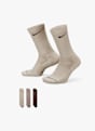 Nike 3-Pack Everyday Elevated 35-45.5 Socken Braun 51078 1