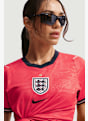 Nike Angleterre Away Replica maillot de football femmes CDM 2026 Rouge 51174 3