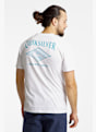 Quiksilver Retro Dreamin Back Print t-shirt hommes Blanc 51469 2