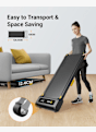Urevo SpaceWalk Lite tapis de course Noir 51494 9