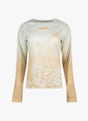 Endura SingleTrack Print LS Damen Biketrikot Beige 51614 1