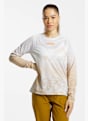 Endura SingleTrack Print LS Damen Biketrikot Beige 51614 2
