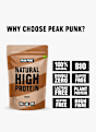 Peak Punk Bio High-Protein Shake Choco 250 g polvere proteica Marrone 51610 4