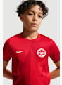 Nike Canada Home Replica maglia da calcio bambini Mondiali 2026 Rosso 51776 3