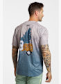 Endura SingleTrack Print maillot de bike hommes Bleu 51825 2