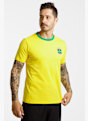 POWERZONE Brasile cotone Fan t-shirt uomo Giallo 51852 1