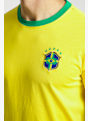 POWERZONE Brésil cotton Fan t-shirt hommes Jaune 51852 3