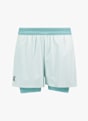 ON Performance 2in1 3" short femmes Bleu Clair 52533 7