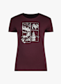46 NORD Damen T-Shirt Bordeaux 52875 5