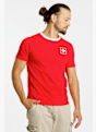 POWERZONE Suisse cotton Fan t-shirt hommes Rouge 53053 1