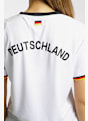 POWERZONE Germania Fan t-shirt donna Bianco 53083 4