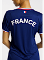 POWERZONE Frankreich Fan Damen T-Shirt Blau 53076 4