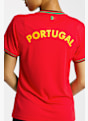 POWERZONE Portugal Fan Damen T-Shirt Rot 53077 4
