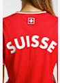 POWERZONE Schweiz Fan Damen T-Shirt Rot 53073 4