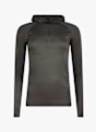POWERZONE Seamless hoodie femmes Marron 53638 1