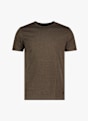 POWERZONE t-shirt hommes Marron 53996 5