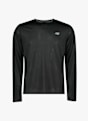 New Balance NB Athletics Run Herren Longsleeve Schwarz 54075 5