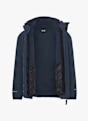 Jack Wolfskin Iceland 3in1 giacca outdoor bambini Blu Scuro 54420 11