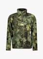 The North Face Glacier Novelty Logo Print 1/4 Zip Herren Midlayer Grün 66865 4