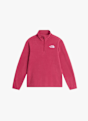 The North Face Glacier Fleece 1/4 Zip Kinder Midlayer Pink 66893 3
