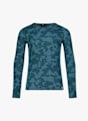 Odlo Active Warm Graphic maniche lunghe termica bambini Petrolio 68447 1