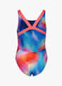 speedo Printed Leaderback costume da bagno bambina Pink 65169 2