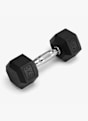 POWERZONE Hex Rubber 5 kg dumbbell Nero 54947 1
