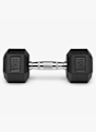 POWERZONE Hex Rubber 15 kg dumbbell Noir 54954 2