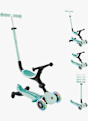 Globber 3in1 Go Up Active Lights 360° monopattino bambini Verde 55826 1