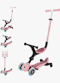 Globber 3in1 Go Up Active Lights 360° trottinette enfants Pink 55828 2