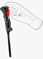 LEKI Airfoil 14 TR bâton de ski Noir 57179 5