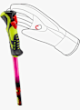 LEKI WCR Evo Lite SL TR bâton de ski enfants Orange 57180 5