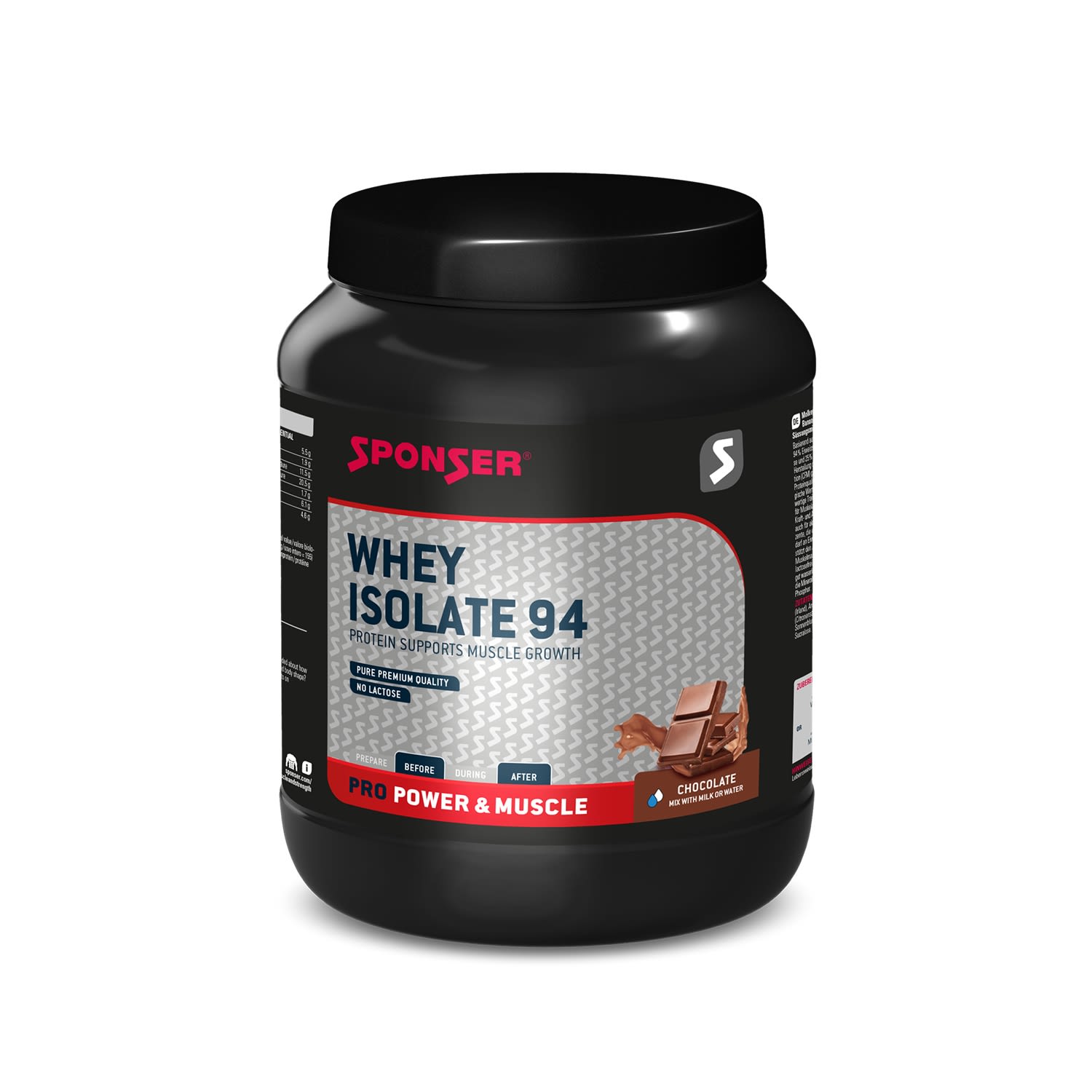 Whey Isolate 94 Chocolate 850 g polvere proteica